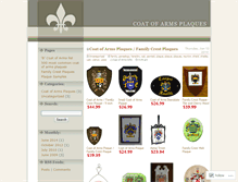 Tablet Screenshot of coatofarmsplaques.com